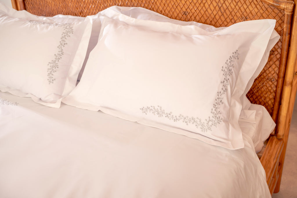 Embroidered Duvet Cover Set – 300 Thread Count Egyptian Giza Cotton