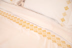 Embroidered Duvet Cover Set – 300 Thread Count Egyptian Giza Cotton