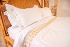 Embroidered Duvet Cover Set – 300 Thread Count Egyptian Giza Cotton