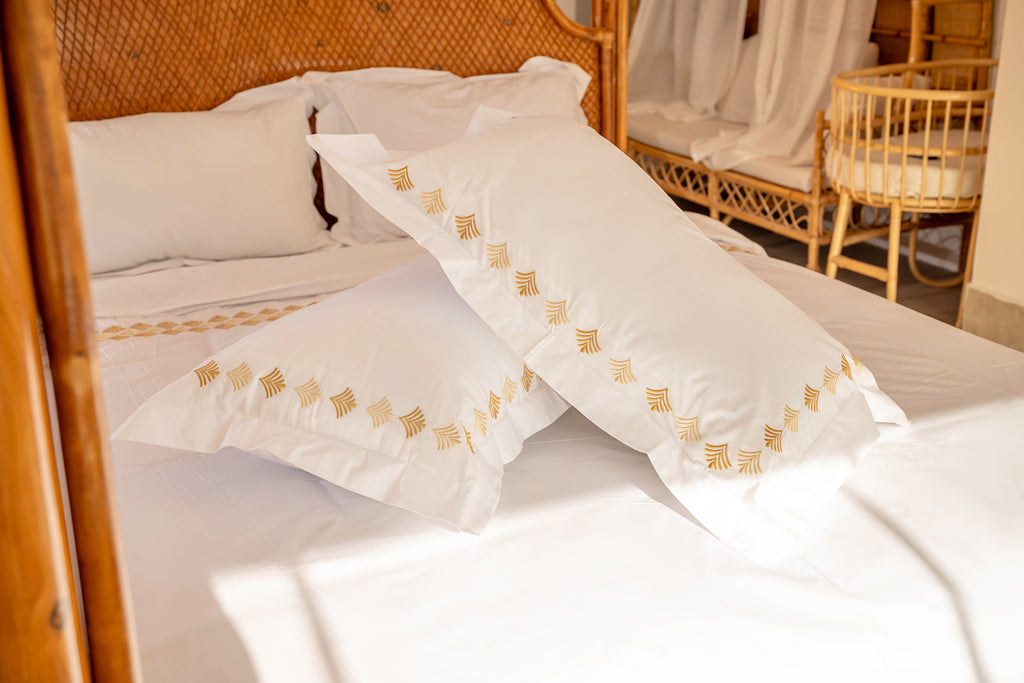 Embroidered Duvet Cover Set – 300 Thread Count Egyptian Giza Cotton